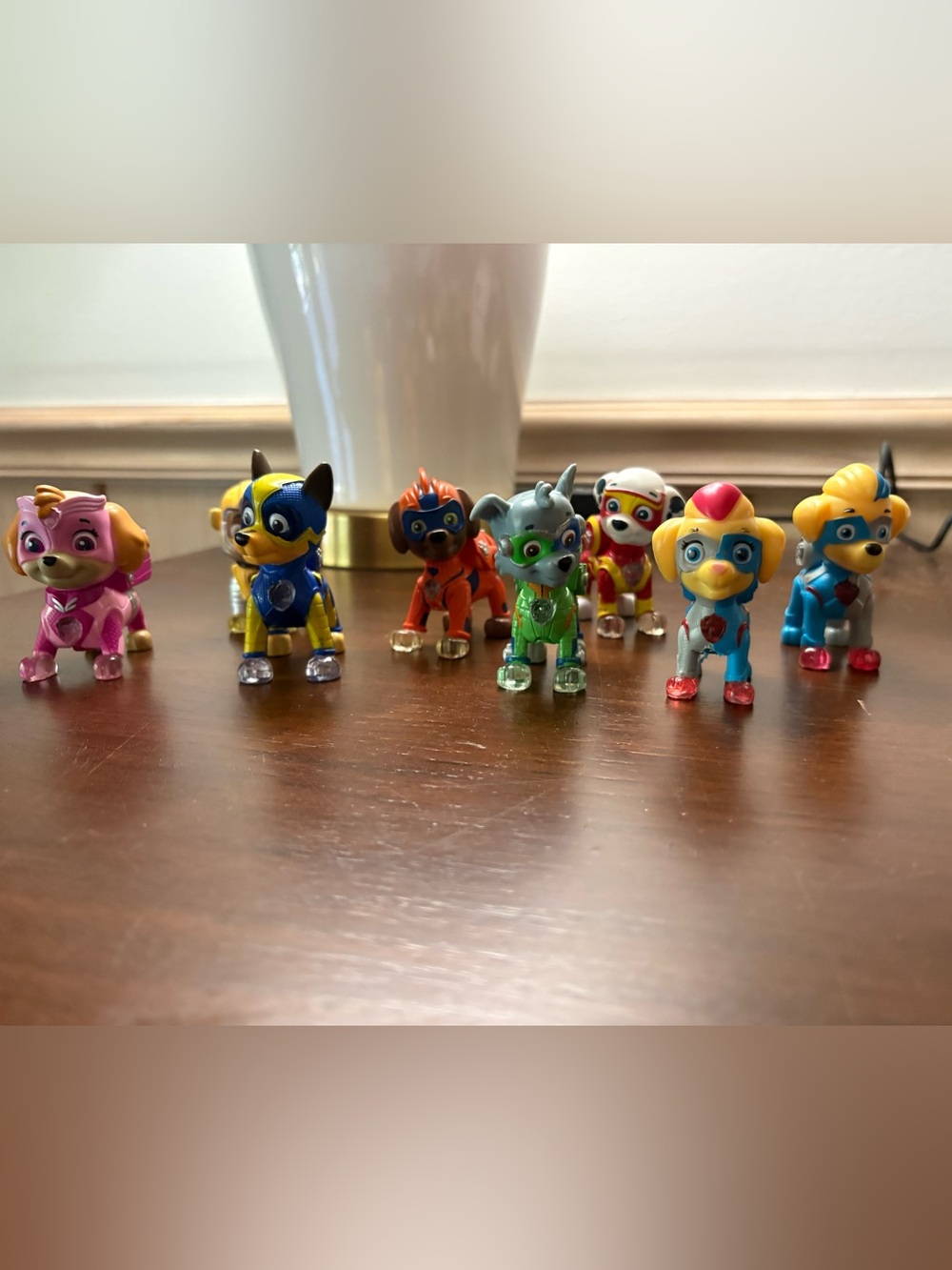 Paw Patrol Mighty light up Pups figures. Including twins.